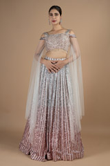 Soft Pink Sequin Lehenga Set5748 video
